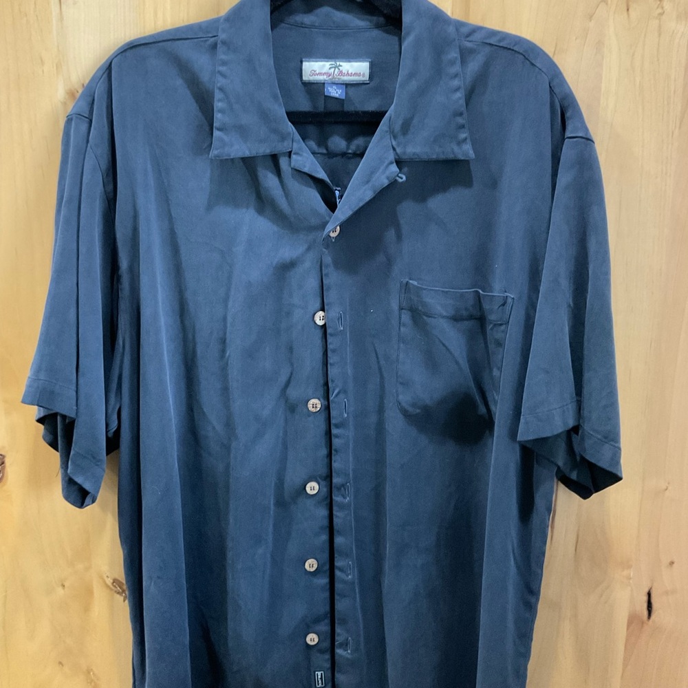 Tommy Bahama Blue Casual Button Down Shirt